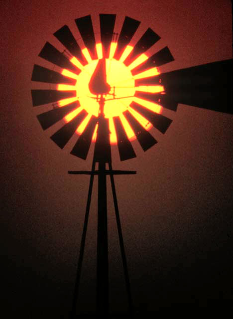 Like this windmill, no matter how your life cycle turns, the sun is always shining upon you.